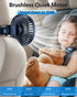 5V/ 12V /24V Dual Head Car Cooling Fans for Back Seat for Kids, Usb Car Backseat Headrest Fan for Baby Rear Facing, Car