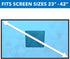 Mount-It! 2342 Inch 200x200 66 lb 0.7 Inch Low Profile Fixed TV Wall Mount Ultra Slim Flush Design for Screens Fits