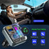 Bluetooth 5.3 FM Transmitter Car Adapter - SOARUN Car Charger 57W, Wireless FM Radio Transmitter, Hands-Free Calling