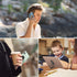 Phone Ring Holder Finger Kickstand - 360 Rotation Foldable Ultra-Thin Metal Grip for Magnetic Car Mount.