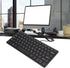 Yoidesu Wired Keyboard, TT-A01 78 Keys USB Mute Ultra Thin Mini Keyboard for PC Laptop Desktop (Russian)