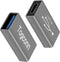 USB C to USB 3.0 Adapter (2 Pack), Type-C (Female) to USB A (Female) Coupler, High Speed USB Extension Connector