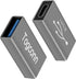 USB C to USB 3.0 Adapter (2 Pack), Type-C (Female) to USB A (Female) Coupler, High Speed USB Extension Connector