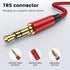 MOSWAG Earphone Splitter Adapter, 3.5mm Male to Audio Microphone Y Splitter Cable for iPhone, Samsung, PS4, Laptop