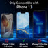 [3 Pack 13 Slanku for iPhone Privacy Screen Protector with Installation Frame, Anti Spy, Private Tempered Glass, Full