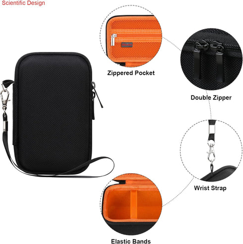 Carrying Case for JBL Go 3 / JBL Go 4 Portable Bluetooth Speaker, Waterproof Dustproof Storage Holder, Wireless Compact