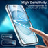 JETech Full Coverage Screen Protector for iPhone 15 Plus 6.7-Inch, Easy Installation with One-Step Alignment Tray,