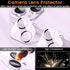 iPhone 14 Plus 6.7-Inch Privacy Screen Protector 3+3 Pack, Anti-Spy Tempered Glass, 9H Hardness, Bubble-Free, Case