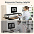 39 Inch 2 BB121CJ01 HOOBRO Dual Monitor Stand Riser, Large Computer Monitor Stand for Monitors, Computer Monitor Riser