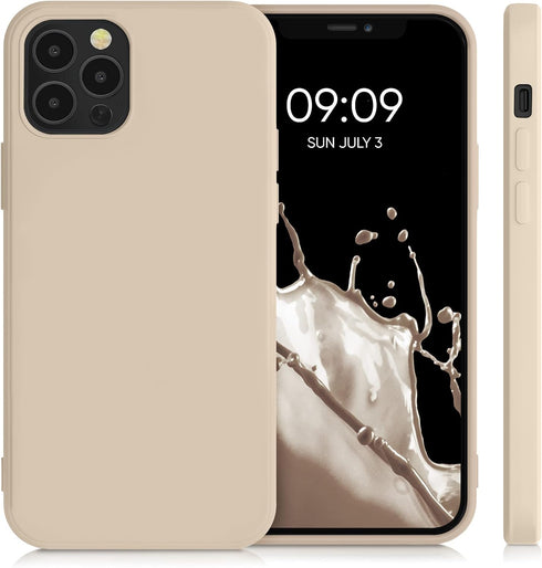 kwmobile Case Compatible with Apple iPhone 12 / iPhone 12 Pro - Slim Protective TPU Silicone Cover