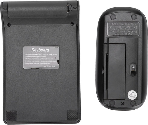 SUNGOOYUE Number Pad, Plug and Play 2.4GHz Wireless Technology, 1200 DPI Mouse Combo, Black