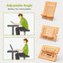 Pezin & Hulin Bamboo Tablet Stand Adjustable Desktop Holder for Pad 9.7, 10.5, 12.9, Air 2 3 4 Mini, Phone