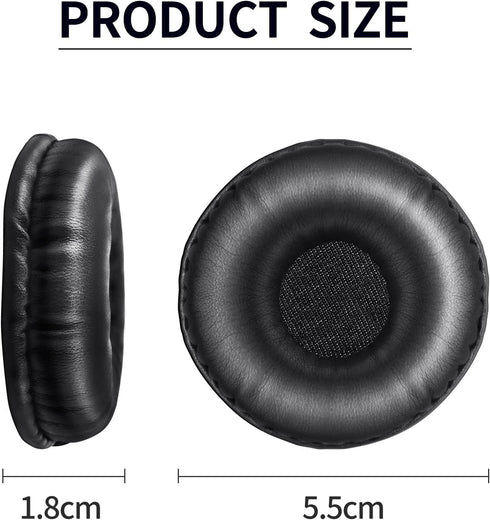 Ear Pads for Jabra Evolve 20, 20se, 30, 30II, 40, 65, 65+ Replacement Ear Cushion Foam Cover