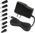 5V 2A Power Adapter 5Volt AC/DC 100-240V Converter with 8 Tips for Baby Monitor, Camera, TV Box, Speaker, US Plug