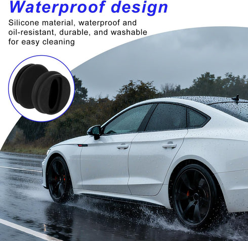 Goktvai 2pcs 4pcs Magnetic Holder Case for AirTag, Waterproof Hidden Magnet Mount Silicone Protective Cover with Iron