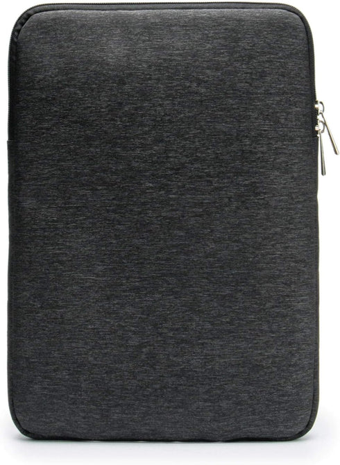Kinmac Black 360° Waterproof Vertical Style Laptop Sleeve with Pocket for 14 and 13.5 inch MacBook