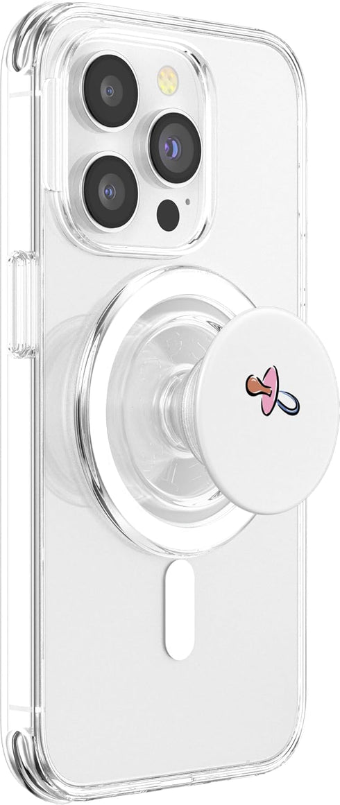 ArtAttack Baby Pacifier PopSockets MagSafe PopGrip for iPhone