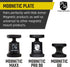 Mob Armor MobNetic Plate - Magnetic Phone Mounting Plate, 0.02inch Thick Metal, Compatible with iPhone & Android