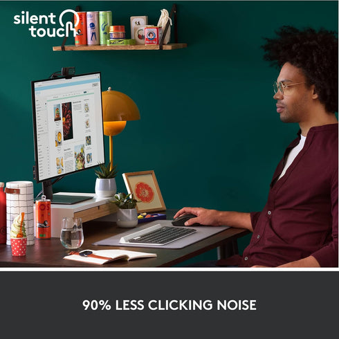Logitech Signature M650 L Full Size Wireless Mouse for Large Hands, 2-Year Battery, Silent Clicks, Bluetooth, Black