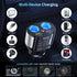 2 Sockets Cigarette Lighter Splitter with Large Voltmeter, BUVAYE 5 in 1 Fast Charge USB C Car Charger Adapter, Dual