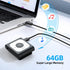 AGPTEK 64GB MP3 A53PL Clip Player with Bluetooth, Portable Music Player with FM Radio, Shuffle, No Phone Needed