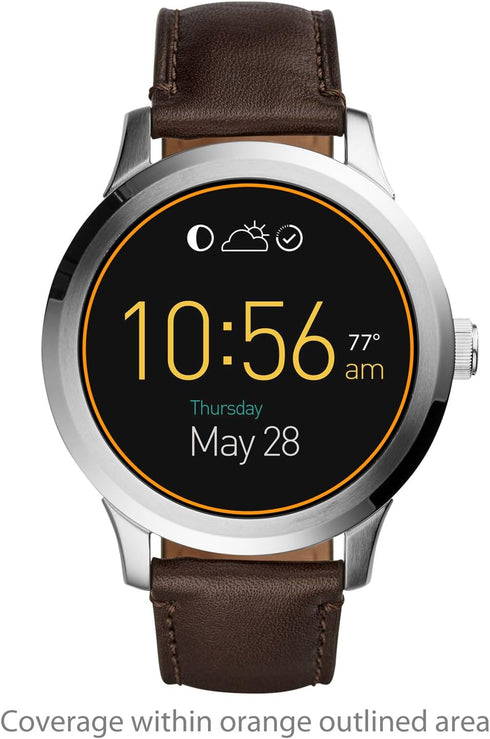 BoxWave Screen Protector Compatible with Fossil Q Founder Gen 2 (2016) - ClearTouch Crystal (2-Pack)