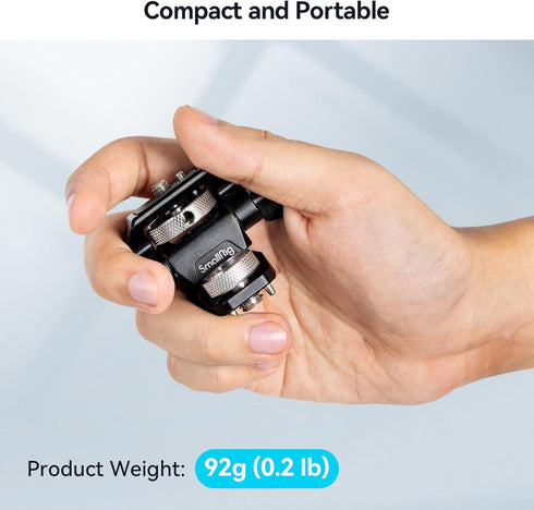 SmallRig Adjustable Camera Monitor Mount for ARRI-Style, 360° Swivel & 180° Tilt Monitor Holder, 2903B
