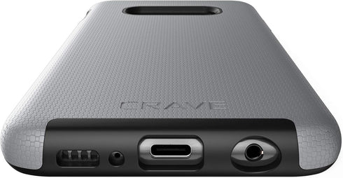 Crave Dual Guard Case for Samsung Galaxy S10e, Shockproof Protection Dual Layer Case, Slate