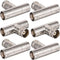 Warmstor 6-Pack Female to Female BNC Adapter Splitter - 3-Way Connector for Antenna,