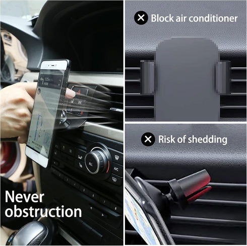 LLKUANG 360-Degree Rotary Mobile Phone Holder for BMW 3 Series E90 E91 E92 E93 2005-2012 (Aluminium Alloy)