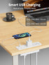 HOPOW 5 6 5 (3 900J Recessed Power Strip FT Recessed Outlet, Flush Mount Furniture Outlet with Outlets USB Ports USB
