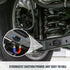KAKUPPA 4 Pcs Car Magnetic Holder Case, Hidden Black Silicone Convenient Find Quickly Anti-Loss Case with Self-Adhesive
