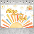 ASDCXZ 8x6ft Here Comes The Son Backdrop Sun Rainbow Baby Shower Photography Background Birthday Banner Cake Smash