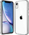 JJGoo Compatible with iPhone XR Case, Clear Transparent Shockproof Phone Case, Slim Anti-Scratch Hard PC Cover