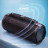 Tyler Wireless Bluetooth Speaker Water Resistant Long Range 300 watt Rechargeable Boombox USB MP3 Micro SD AUX Inputs Fm Radio Sound & Bass Carry Strap Lightweight for Home Outdoor Stereo
