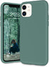 IceSword Compatible with iPhone 11 Case, Pine Green Thin Liquid Silicone, Shockproof Cover