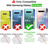 Rayboen Case for Galaxy S10 Plus, Shockproof Transparent Hard PC Back Flexible TPU Protection Phone Cover