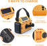 Raynic Weather Radio, 5000mAh NOAA Emergency Radio, Solar Hand Crank with Flashlight and SOS Siren