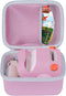 Hard Case Compatible with Yoto Player Kids Bluetooth Speaker, Kids Audio Music Player, Audiobook Cards Radio (Pink +