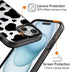 Rosarnnah 15 6.6 15 6.1" Compatible for iPhone Case Cute - Durable Shockproof ft Drop Impact Phone Case - Black Funny