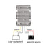 sourcing map 12V 24V 10A 240W uxcell Power Voltage Converter DC Step-Up to DC Waterproof Voltage Convert Transformer