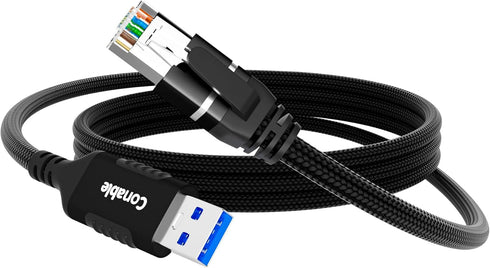 Conable USB to Ethernet Cable 20 FT, USB 3.0 Type A to