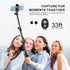 LINCO 52", Selfie Stick & Tripod , Integrated, Heavy Duty, Lightweight, Bluetooth Remote for Apple & Android Devices
