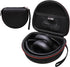 Headphone Case Compatible with Beats Studio Pro/Beats Solo 4 / Beats Studio 3 / Beats Solo 3 / Beats Solo 2 and for TOZO HT2 On-Ear Bluetooth Headphones - Black+Black