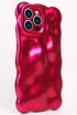 Qokey Bling Glitter Phone Case for iPhone 15 Pro Max, Shockproof Camera Lens Protection, Warm Rose