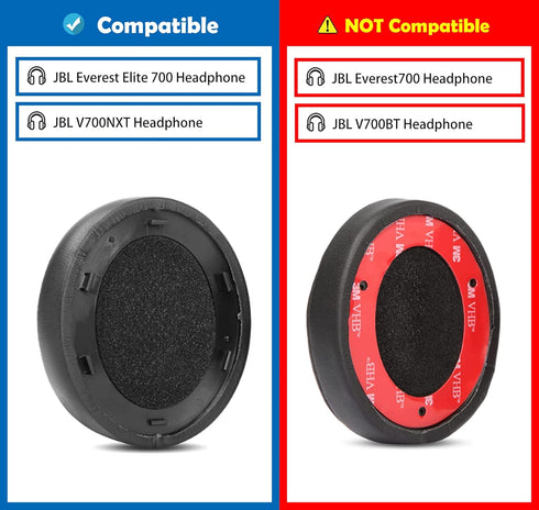 Cooling Headphone Replacement Earpads Cushion Headset Ear Pads Compatible with JBL Everest Elite 700 Wireless Over-Ear Headphone