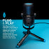 JLab Talk USB Microphone with USB-C Output, Cardioid, Omnidirectional, 96k Sample Rate, Volume Control, Plug & Play