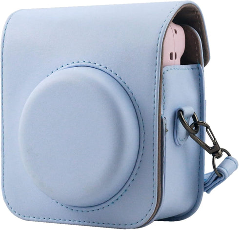 Frankmate Protective Case for Fujifilm Instax Mini 12 Instant Film Camera, Accessory Pocket and Strap
