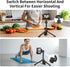 VRIG 40cm/15.7" 5 4/ 360, AC-79 Telescopic Selfie Stick Tripod for DJI Osmo Action Pro/ Osmo Action Camera Vlog Handle