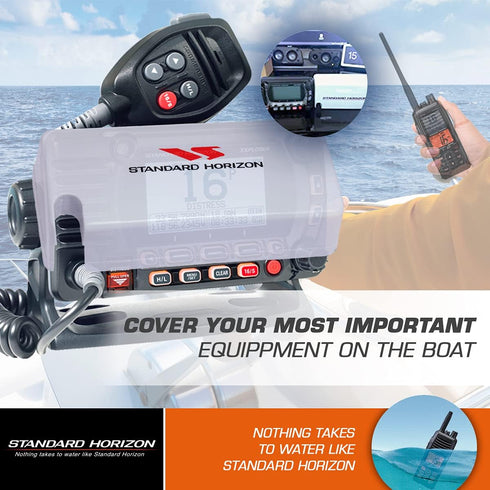 Standard Horizon HC1600 White Rain/Dust Cover for GX1600 Explorer Marine VHF